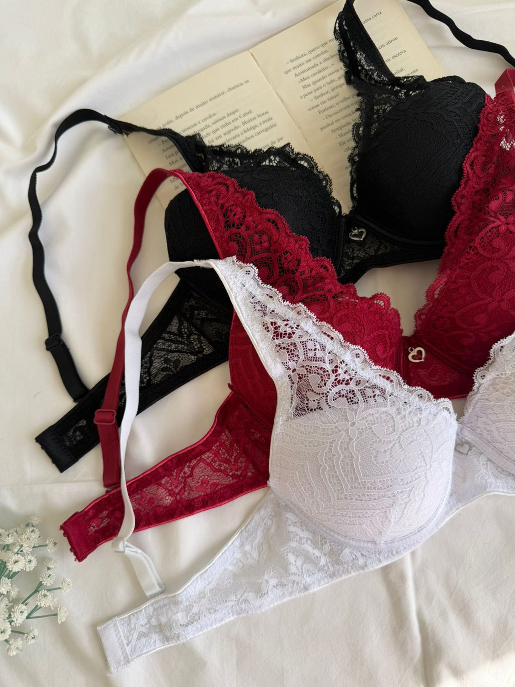 Bralette com Aro Branco - costas