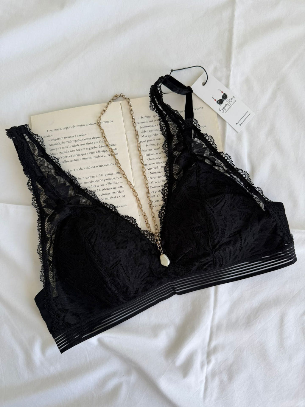 Soutien Renda Sem Aros Preto - frente